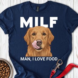 Golden Retriever Milf T Shirt Gift For Dog Lover
