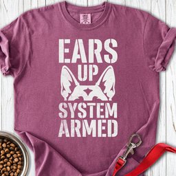 German Shepherd Armed Premium Tee Gift For Dog Lover