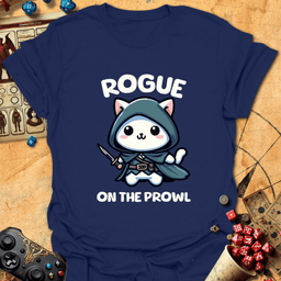 Rogue On The Prowl Tee Gift For Tabletop Gamer