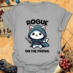 Rogue On The Prowl Tee Gift For Tabletop Gamer