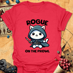 Rogue On The Prowl Tee Gift For Tabletop Gamer
