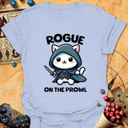 Rogue On The Prowl Tee Gift For Tabletop Gamer