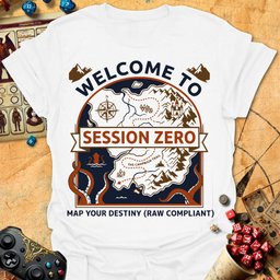 Session Zero Tee Gift For Tabletop Gamer