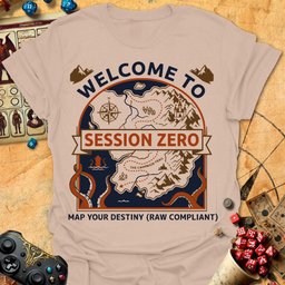 Session Zero Tee Gift For Tabletop Gamer