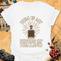 Rum Is Potion Tee Gift For Tabletop Gamer