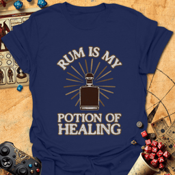 Rum Is Potion Tee Gift For Tabletop Gamer