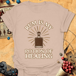 Rum Is Potion Tee Gift For Tabletop Gamer