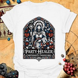 Party Healer Tee Gift For Tabletop Gamer