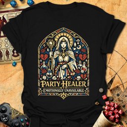 Party Healer Tee Gift For Tabletop Gamer