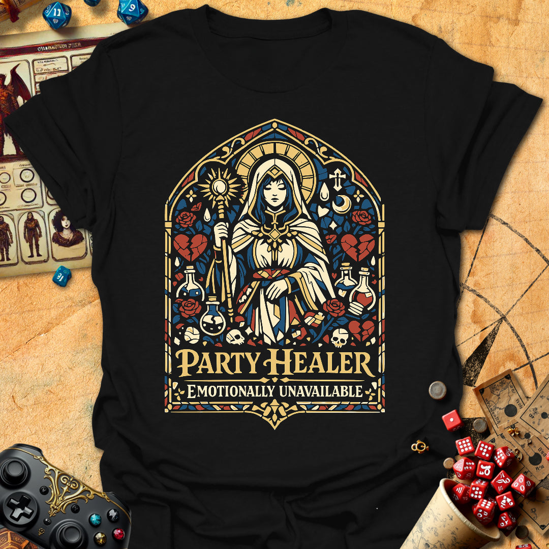 Party Healer Tee Gift For Tabletop Gamer