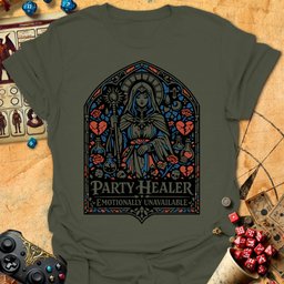 Party Healer Tee Gift For Tabletop Gamer