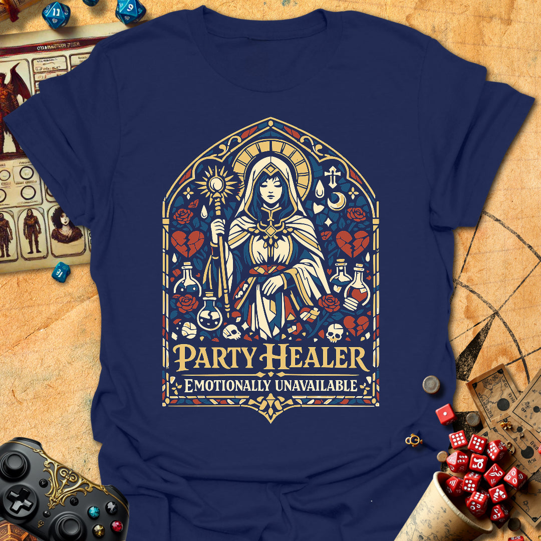 Party Healer Tee Gift For Tabletop Gamer