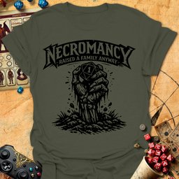 Necro Raised Family Tee Gift For Tabletop Gamer