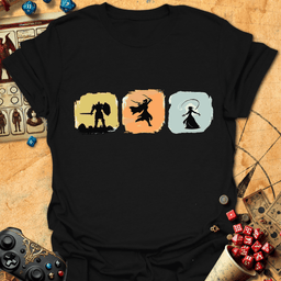 RPG Trinity Silhouettes Tee Gift For Tabletop Gamer