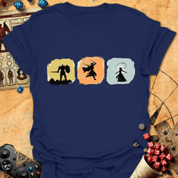 RPG Trinity Silhouettes Tee Gift For Tabletop Gamer