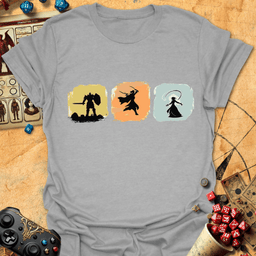 RPG Trinity Silhouettes Tee Gift For Tabletop Gamer