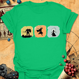 RPG Trinity Silhouettes Tee Gift For Tabletop Gamer