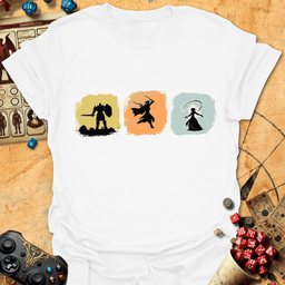 RPG Trinity Silhouettes Tee Gift For Tabletop Gamer