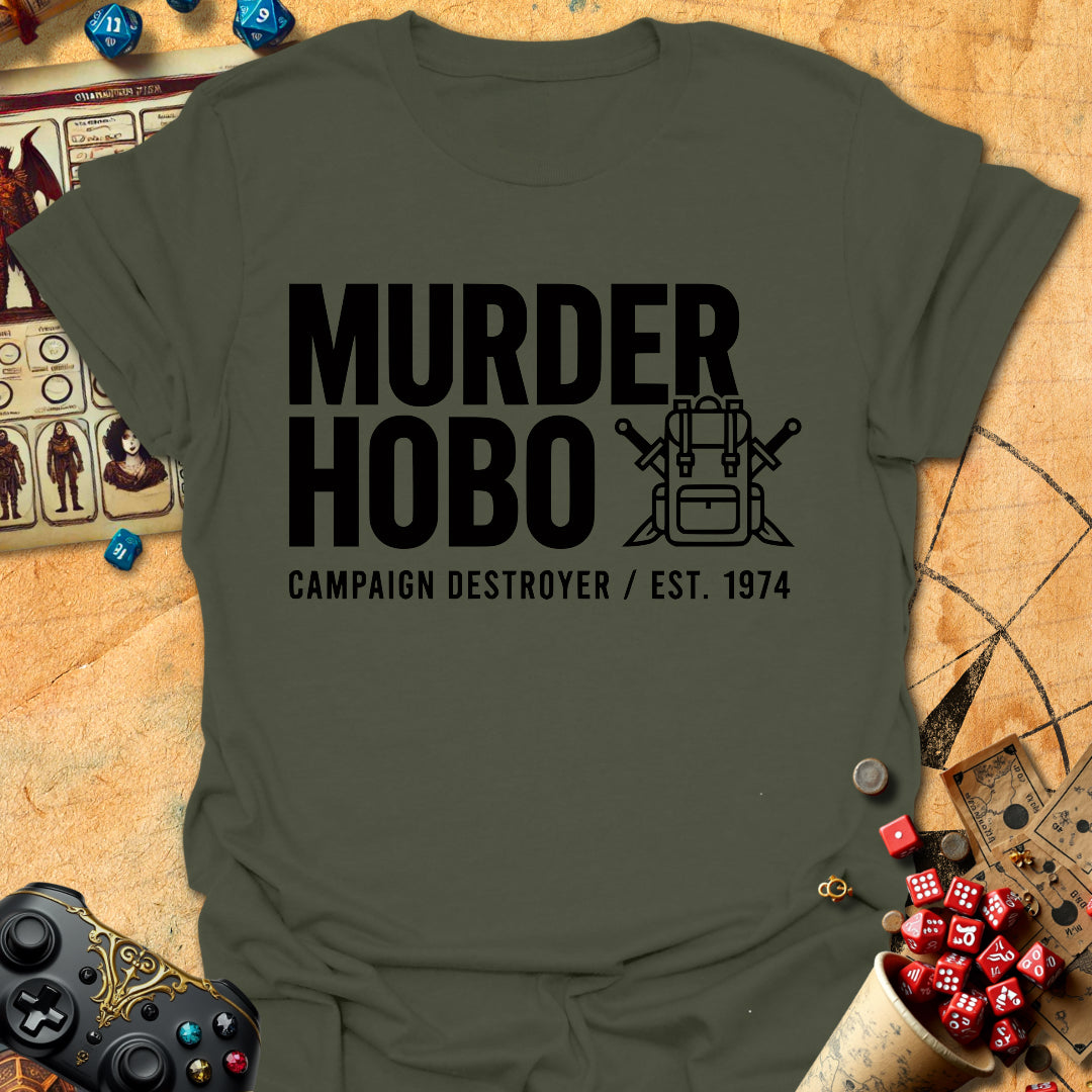 Murder Hobo Tee Gift For Tabletop Gamer