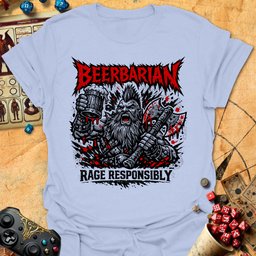 Rage Responsibly Tee Gift For Tabletop Gamer