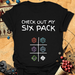 My 6 Pack Tee Gift For Tabletop Gamer