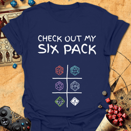My 6 Pack Tee Gift For Tabletop Gamer