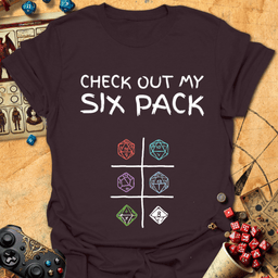 My 6 Pack Tee Gift For Tabletop Gamer