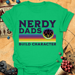 Nerdy Dads Tee Gift For Dad