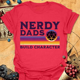 Nerdy Dads Tee Gift For Dad