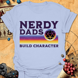 Nerdy Dads Tee Gift For Dad
