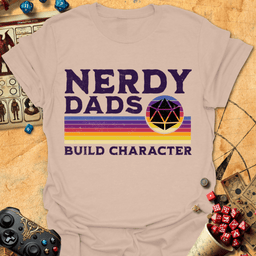 Nerdy Dads Tee Gift For Dad