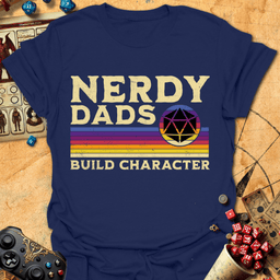 Nerdy Dads Tee Gift For Dad