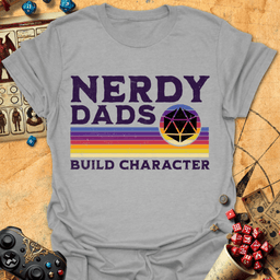 Nerdy Dads Tee Gift For Dad