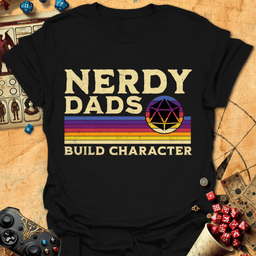 Nerdy Dads Tee Gift For Dad