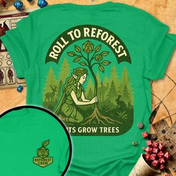 Reforest Crew Tee Gift For Tabletop Gamer