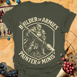 Painter Of Minis Tee Gift For Tabletop Gamer