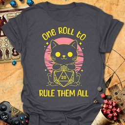 Rule Them All Tee Gift For Tabletop Gamer