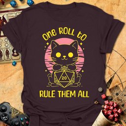 Rule Them All Tee Gift For Tabletop Gamer
