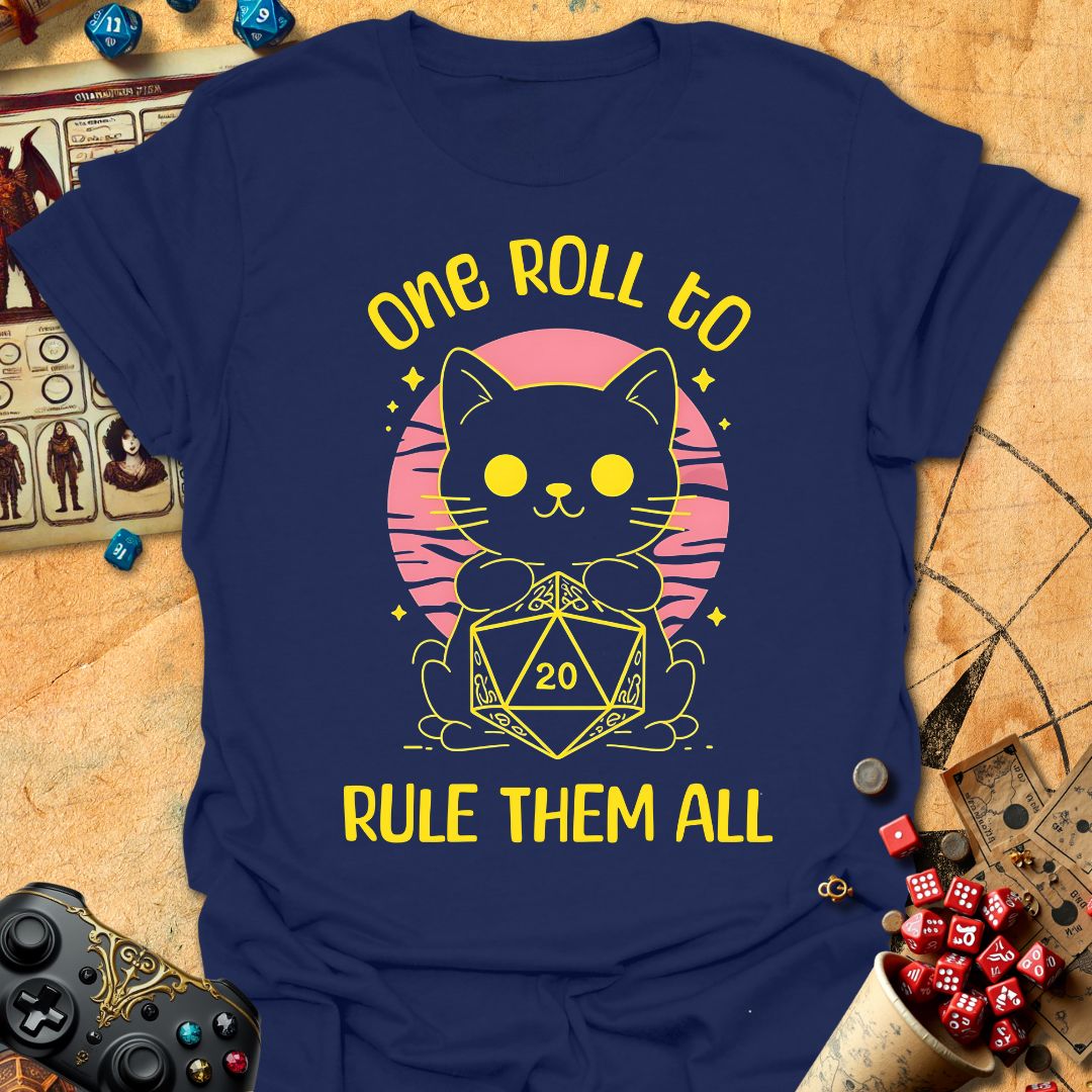 Rule Them All Tee Gift For Tabletop Gamer