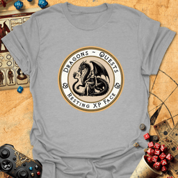 Resting XP Face Emblem Tee Gift For Tabletop Gamer