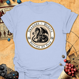 Resting XP Face Emblem Tee Gift For Tabletop Gamer