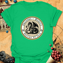 Resting XP Face Emblem Tee Gift For Tabletop Gamer