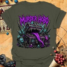 Murder Hobo Grunge Tee Gift For Tabletop Gamer