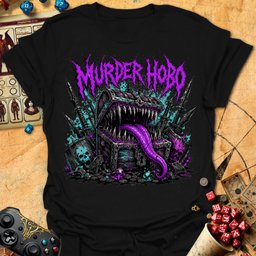 Murder Hobo Grunge Tee Gift For Tabletop Gamer