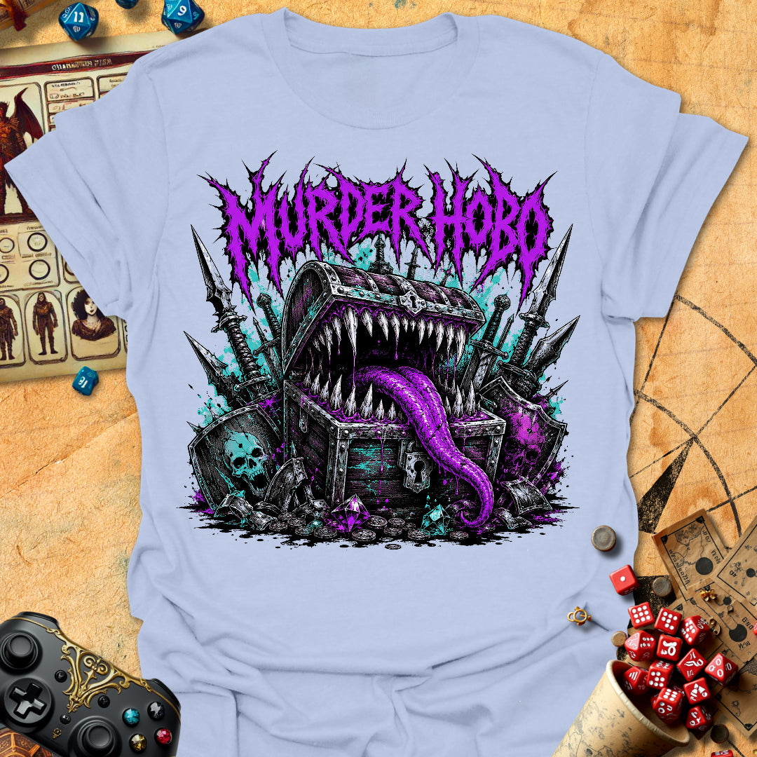 Murder Hobo Grunge Tee Gift For Tabletop Gamer