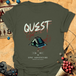 Quest Epic Adventure Tee Gift For Tabletop Gamer