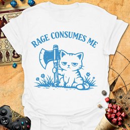 Rage Consumes Tee Gift For Tabletop Gamer