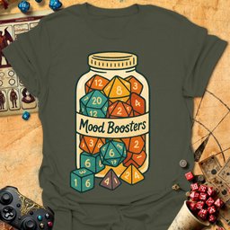 Mood Boosters Tee Gift For Tabletop Gamer