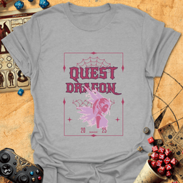 Quest Dragon Tee Gift For Tabletop Gamer