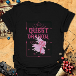 Quest Dragon Tee Gift For Tabletop Gamer